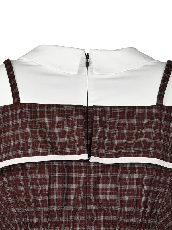 Bicolor Ribbon Irehim Mini Onepiece 詳細画像 ブラウン 16