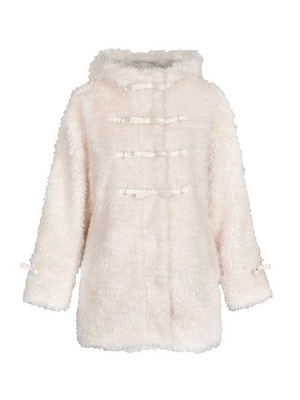 ２way Ribbon Bit Poodle Middle Coat