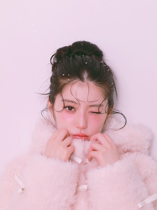 ２way Ribbon Bit Poodle Middle Coat 詳細画像 ピンク 16