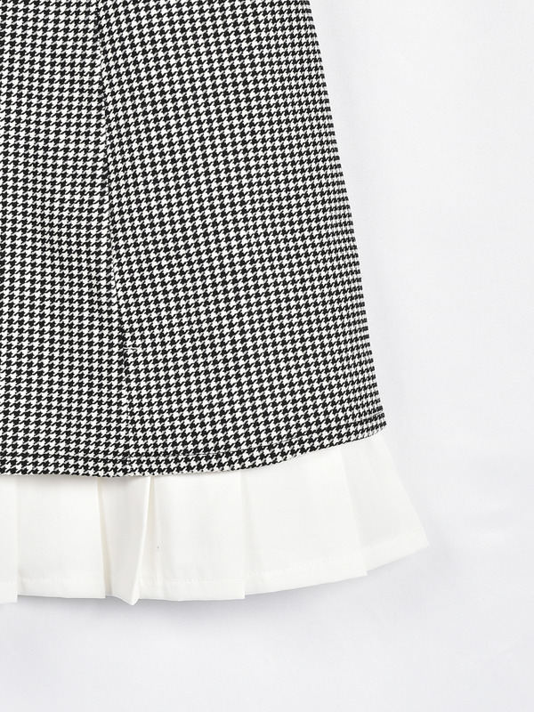 ショルダーリボンヘムプリーツワンピース 詳細画像 ドット 16