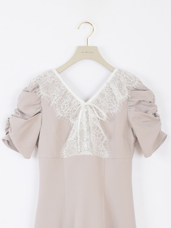 フロントレースレースアップワンピース 詳細画像 ブラック 16