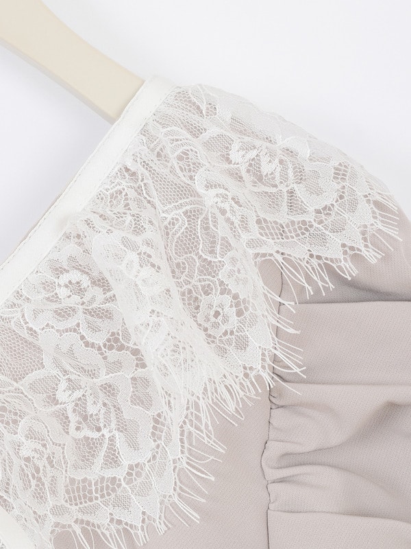 フロントレースレースアップワンピース 詳細画像 ブラック 16