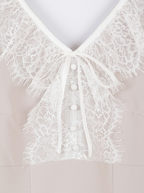 フロントレースレースアップワンピース 詳細画像 ブラック 16