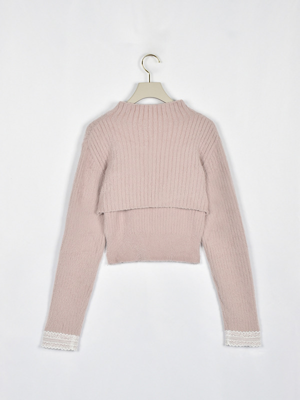 レースキャミボレロセット 詳細画像 チャコール 16