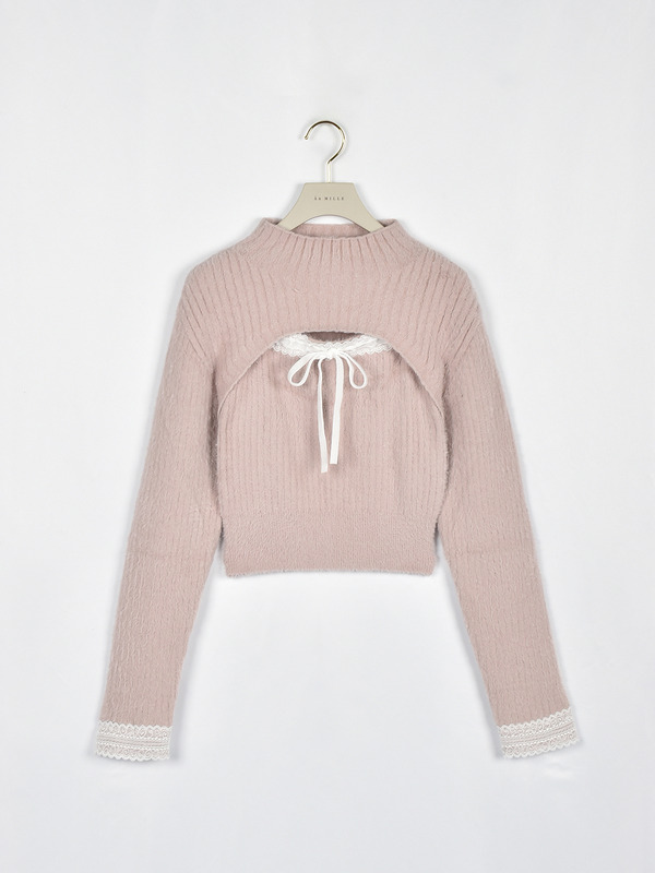 レースキャミボレロセット 詳細画像 チャコール 16