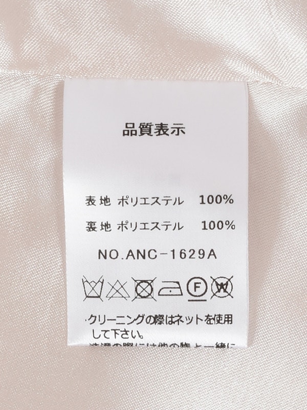 ショルダーリボンツイードミニワンピース 詳細画像 ブラック 16