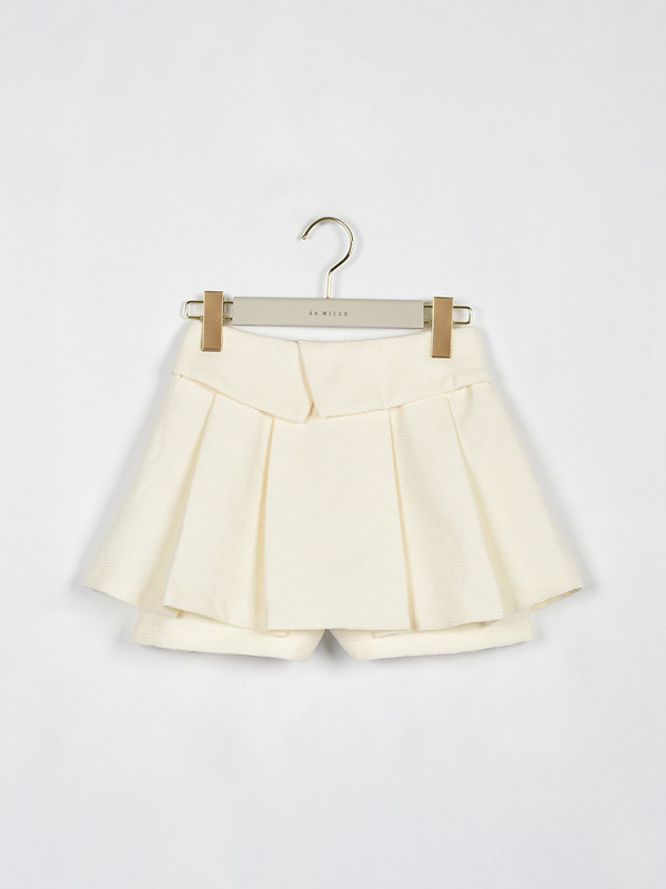 カラーデザインシルエットミニスカート 詳細画像 オフホワイト 1