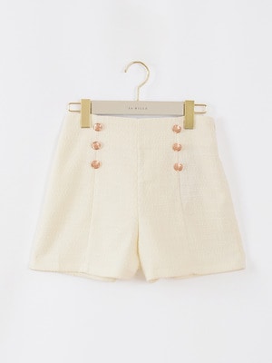 ゴールドボタンショートパンツ