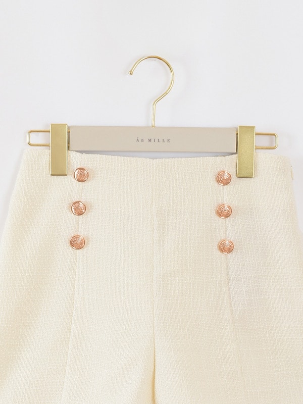 ゴールドボタンショートパンツ 詳細画像 ブラック 16