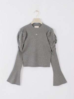 AAボリュームチャームニット