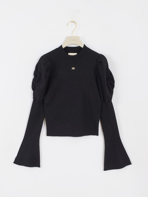 AAボリュームチャームニット