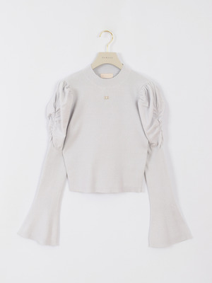 AAボリュームチャームニット