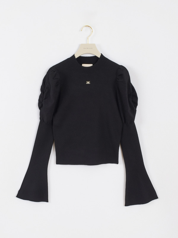 AAボリュームチャームニット 詳細画像 ブラック 1