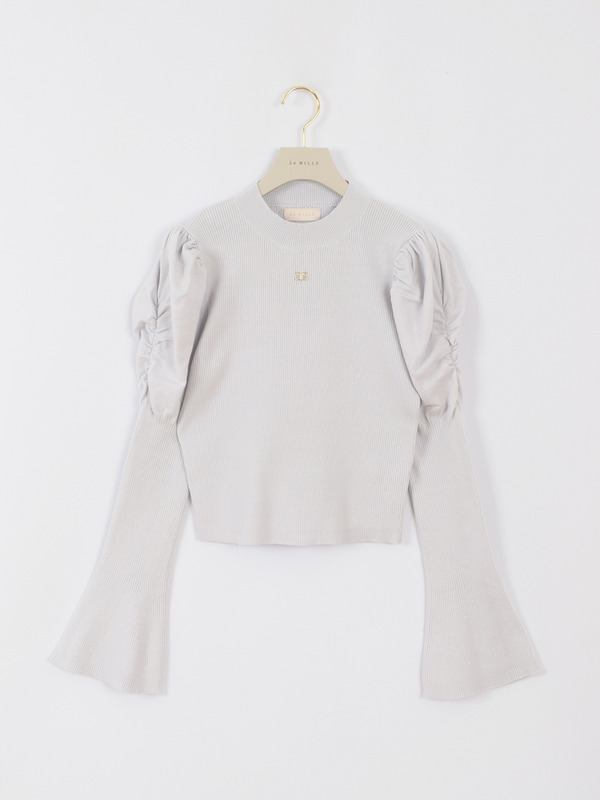 AAボリュームチャームニット 詳細画像 アイスグレイ 1