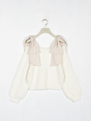 ダブルリボンニット