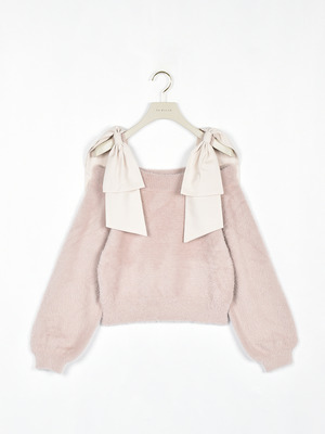 ダブルリボンニット