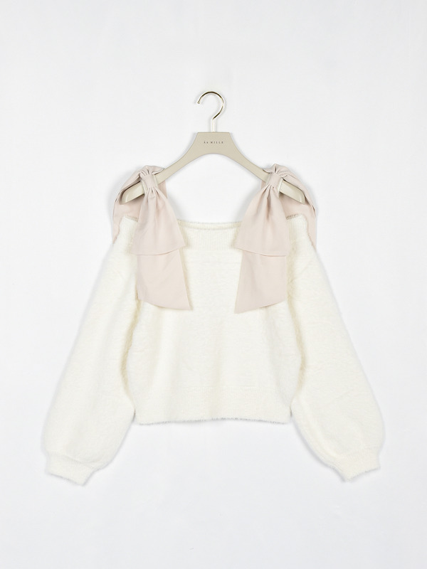 ダブルリボンニット 詳細画像 ブラウン 16