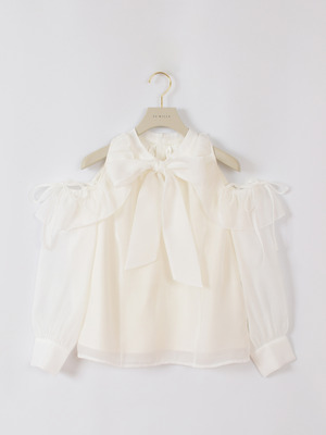 コールドショルダーブラウス