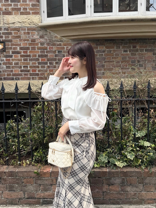 コールドショルダーブラウス 詳細画像 ピンク 16