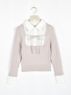 シャツドッキングニット