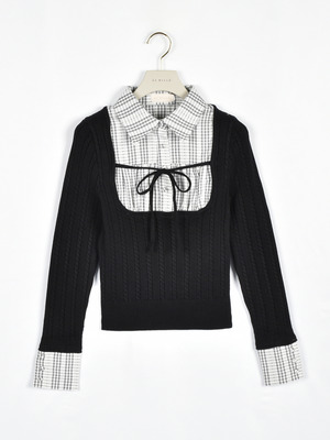 シャツドッキングニット