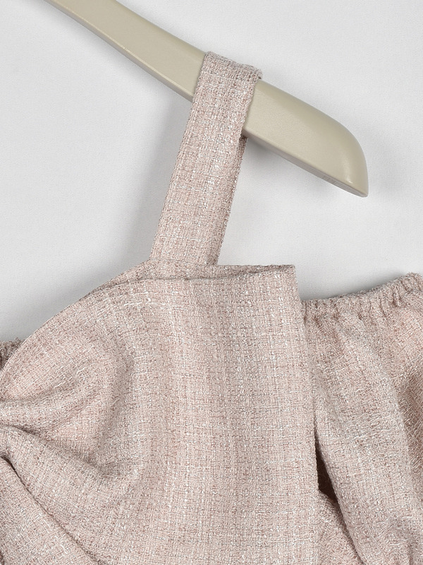 ビッグリボンオフショルワンピース 詳細画像 ツイード 16