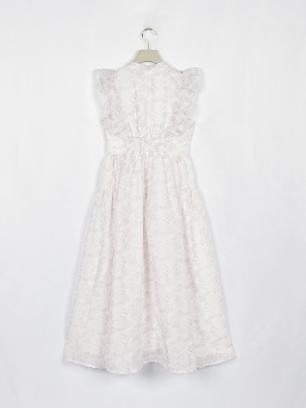 フラワーフリルレースワンピース 詳細画像 アイスグレイ 16