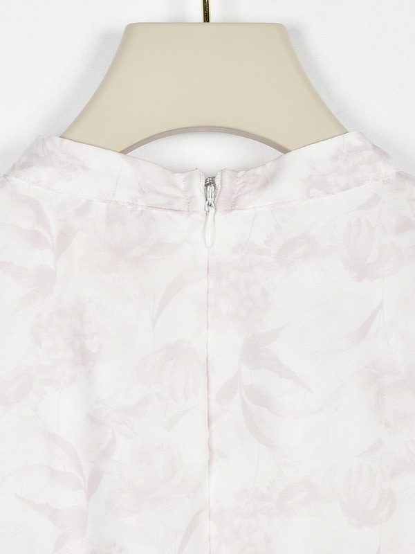 フラワーフリルレースワンピース 詳細画像 アイスグレイ 16