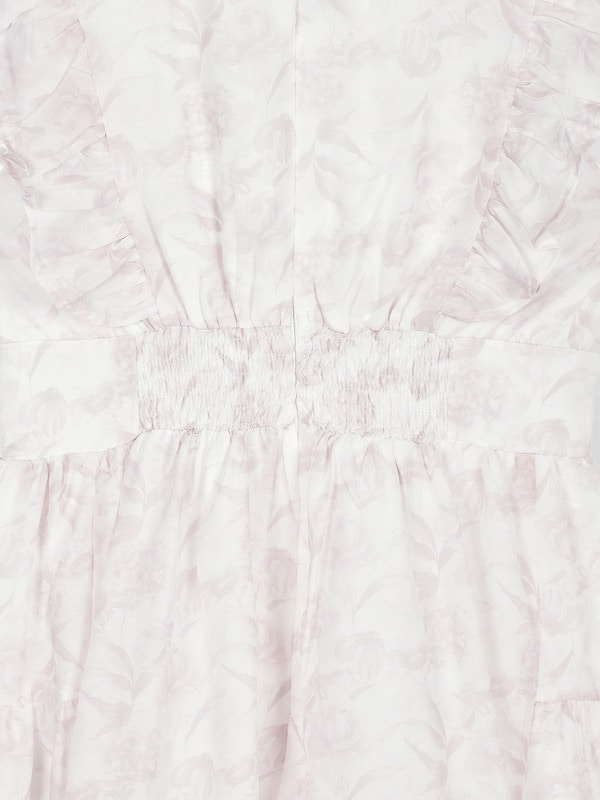 フラワーフリルレースワンピース 詳細画像 アイスグレイ 16