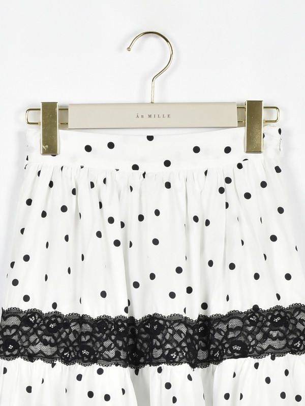 ダブルレースティアードスカート 詳細画像 オフホワイト 16