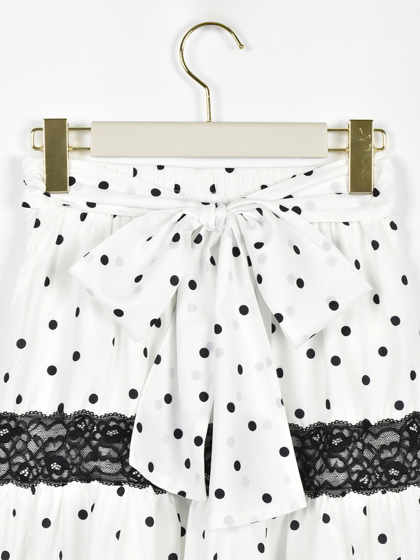 ダブルレースティアードスカート 詳細画像 オフホワイト 16