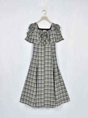 バストギャザーレディワンピース