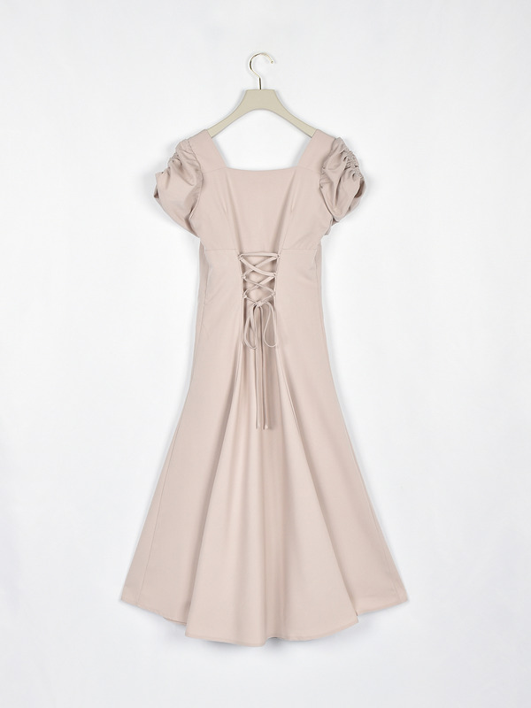 バストギャザー切替ワンピース 詳細画像 ピンク 16