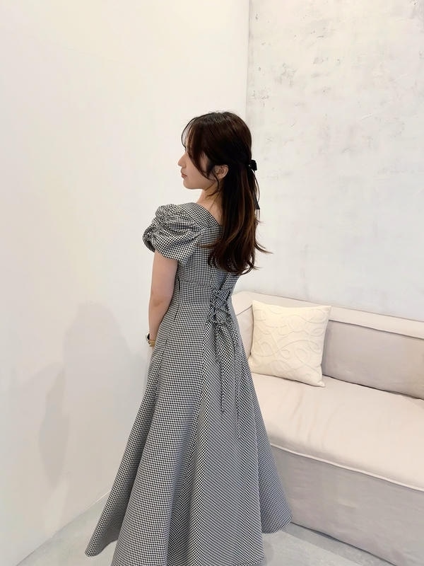 AnMILLE アンミール バストギャザー切替ワンピース バストギャザー切替ワンピース｜evelyn（エブリン）公式通販サイト