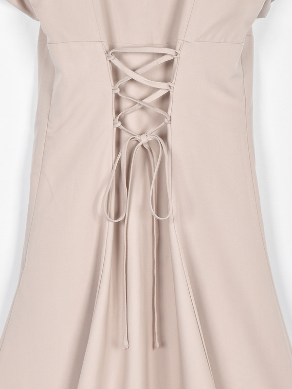 バストギャザー切替ワンピース 詳細画像 ピンク 16