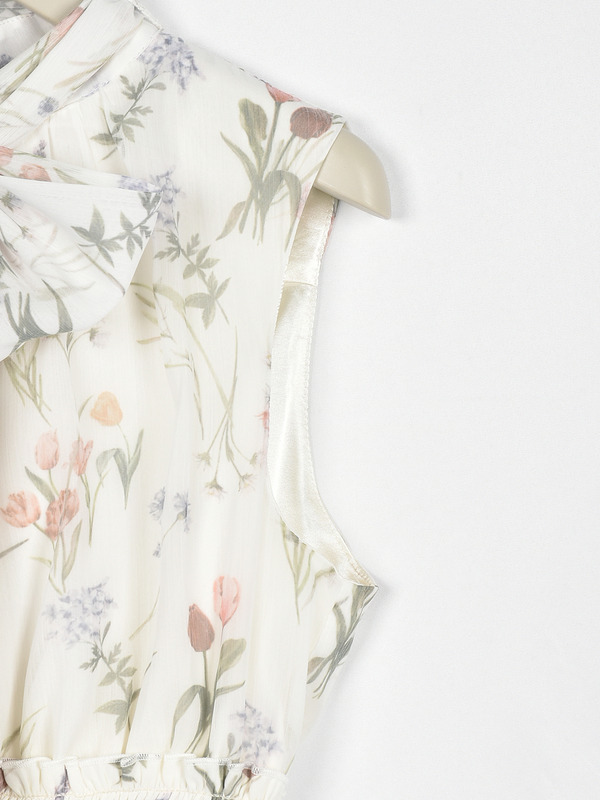 Flowerノースリワンピース 詳細画像 イエロー 16