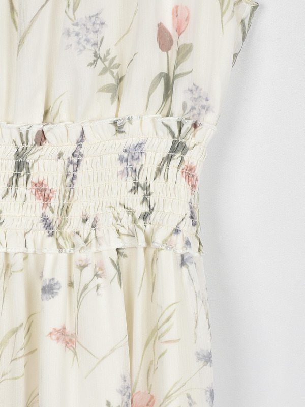 Flowerノースリワンピース 詳細画像 イエロー 16