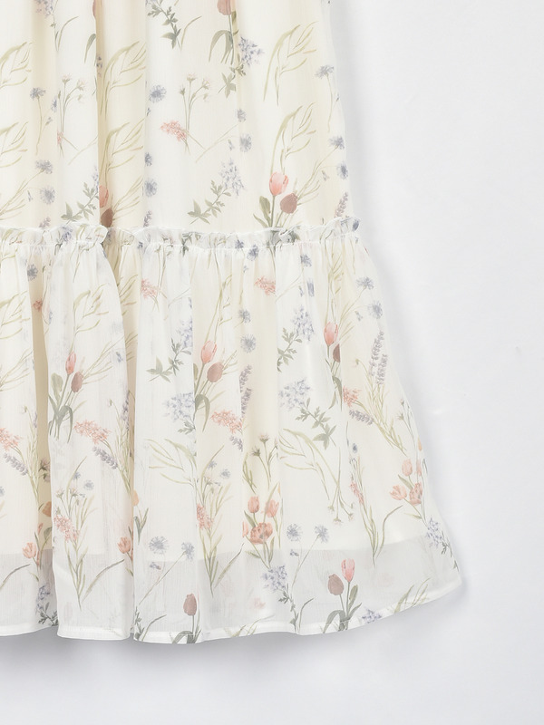 Flowerノースリワンピース 詳細画像 イエロー 16