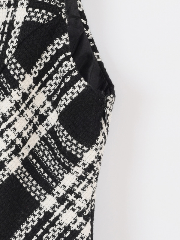 チェックツイードミニワンピース 詳細画像 オフホワイト 16