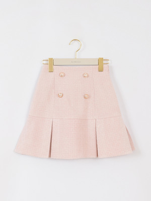 チェックツイードタックスカート