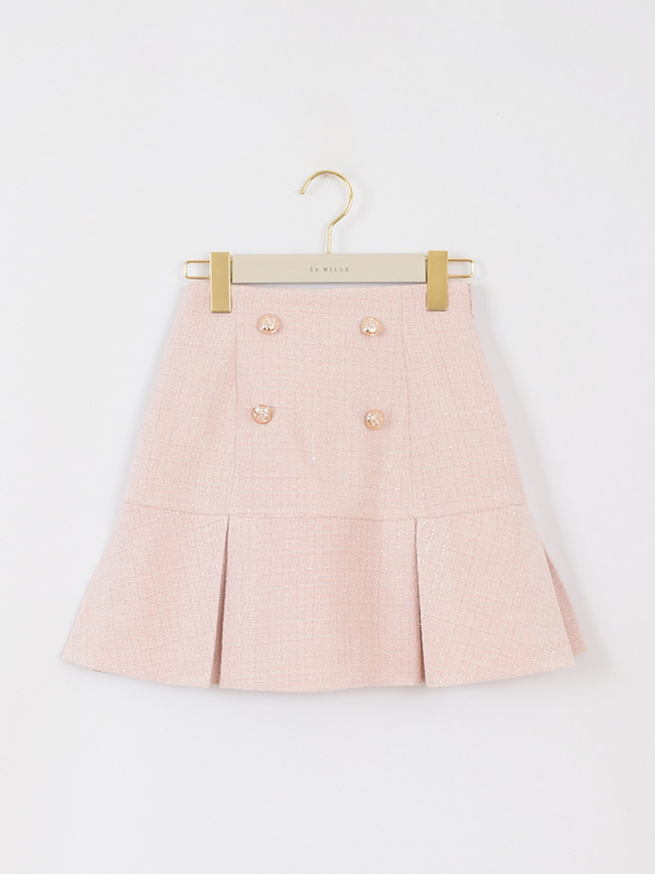 チェックツイードタックスカート 詳細画像 オフホワイト 16