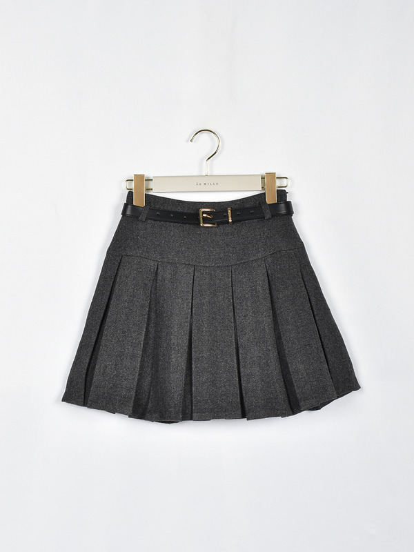 オリジナルベルトタックスカート 詳細画像 チャコール 1