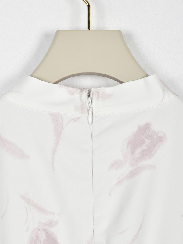 フラワーチュールフレアワンピース 詳細画像 ピンク 16