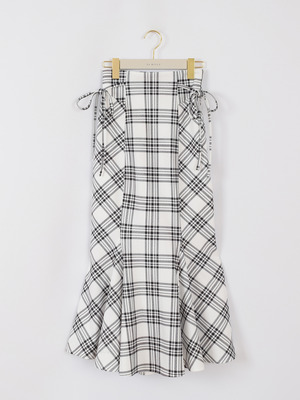 オリジナルチェックマーメイドスカート
