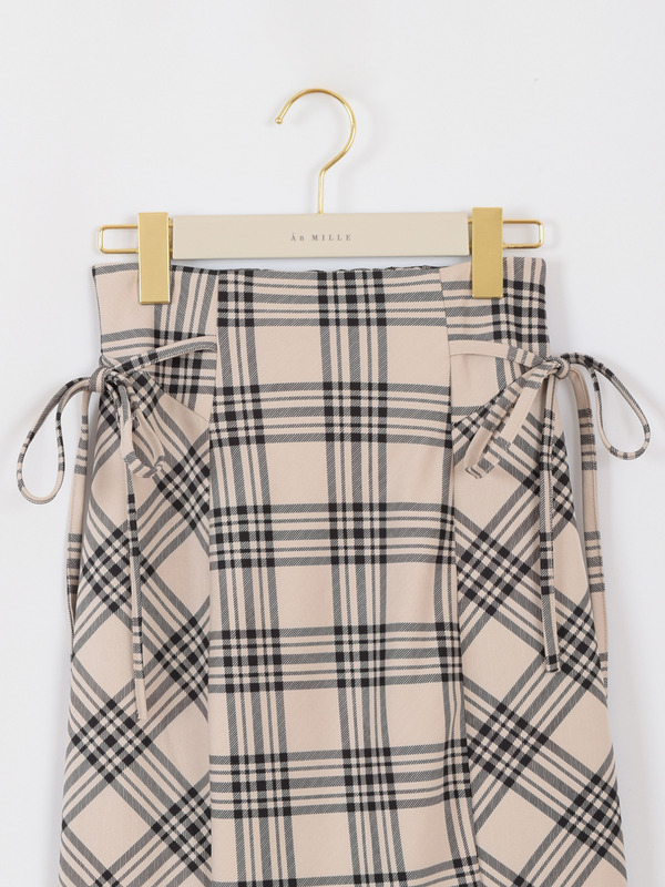 オリジナルチェックマーメイドスカート 詳細画像 ブラック 16