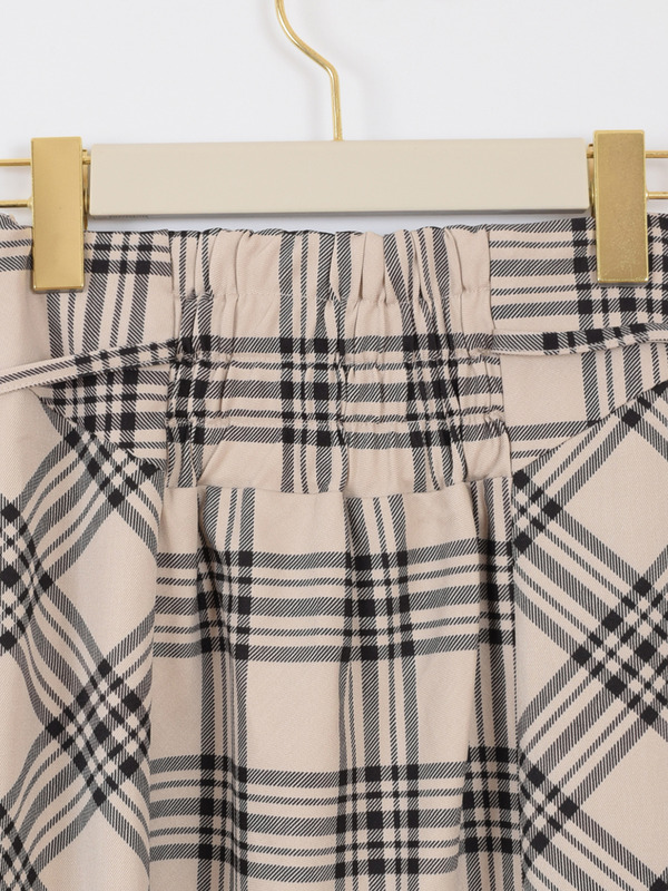 オリジナルチェックマーメイドスカート 詳細画像 ブラック 16