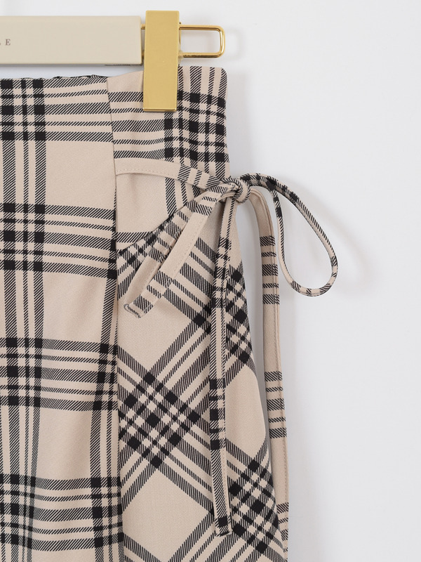 オリジナルチェックマーメイドスカート 詳細画像 ブラック 16