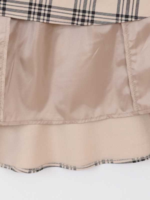 オリジナルチェックマーメイドスカート 詳細画像 ブラック 16