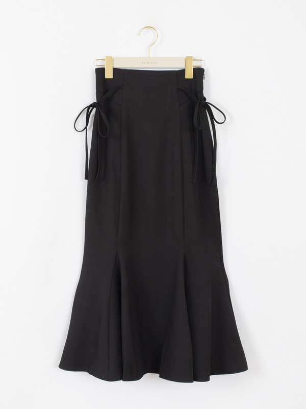 オリジナルチェックマーメイドスカート 詳細画像 ブラック 1