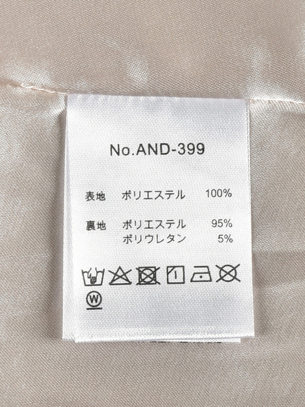 ギャザーリボンフラワーシャーリングワンピース 詳細画像 ブルー 16